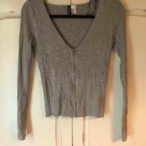 Gray sweater